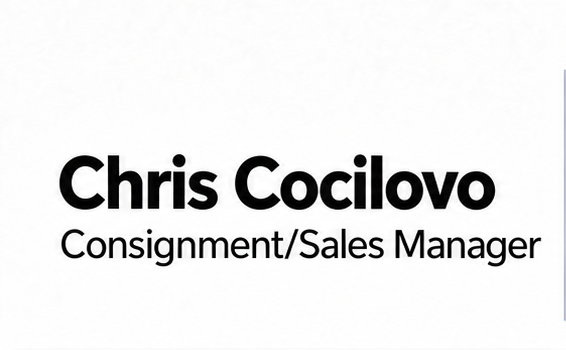 Chris Cocilovo, Consignment/Sales Manager