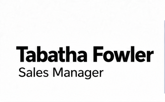 Tabatha Fowler, Sales Manager