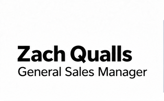 Zach Qualls, General Sales Manager